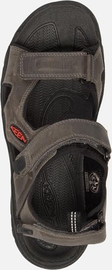 Keen Targhee III Heren Wandelsandalen Grey Black Grijs Leer K1022424 - Foto 13