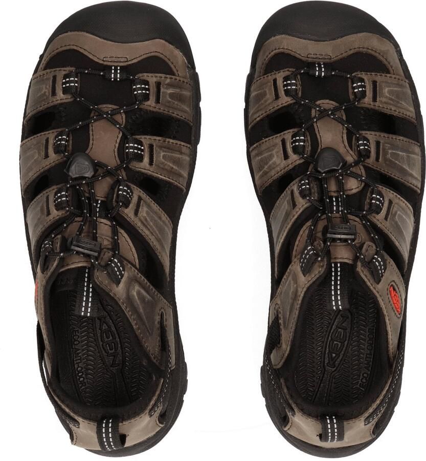 Keen Targhee III Heren Wandelsandalen Grey Black Grijs Leer K1022428 - Foto 4