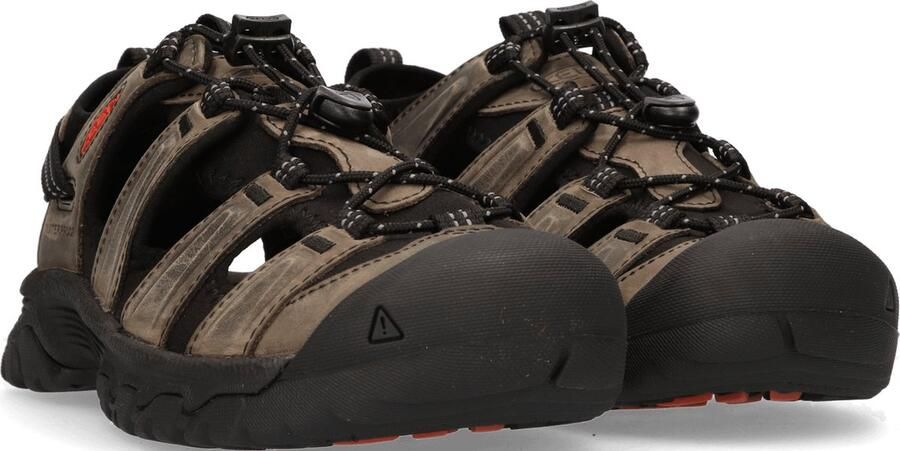 Keen Targhee III Heren Wandelsandalen Grey Black Grijs Leer K1022428 - Foto 11
