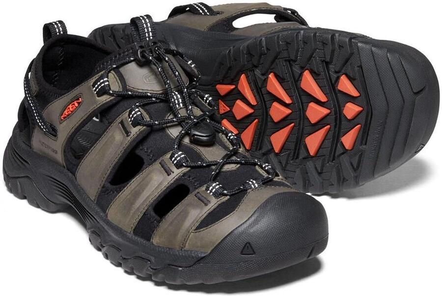 Keen Targhee III Heren Wandelsandalen Grey Black Grijs Leer K1022428 - Foto 10