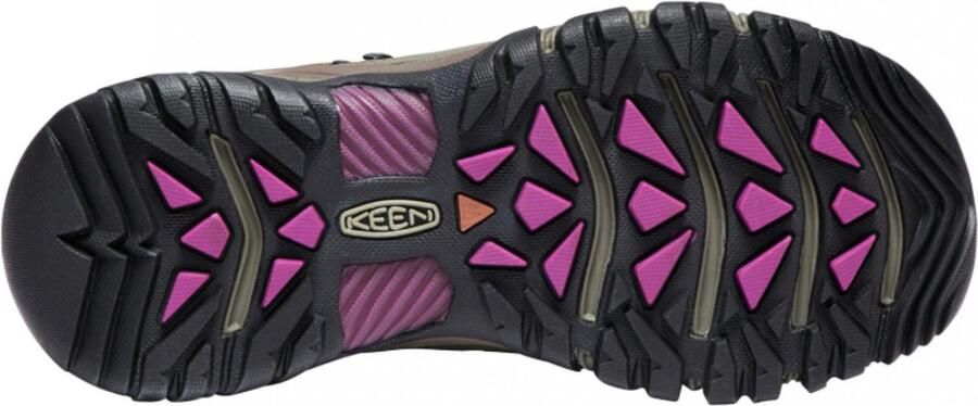 Keen Targhee III Mid Dames Wandelschoenen Weiss Boysenberry Bruin Leer - Foto 12