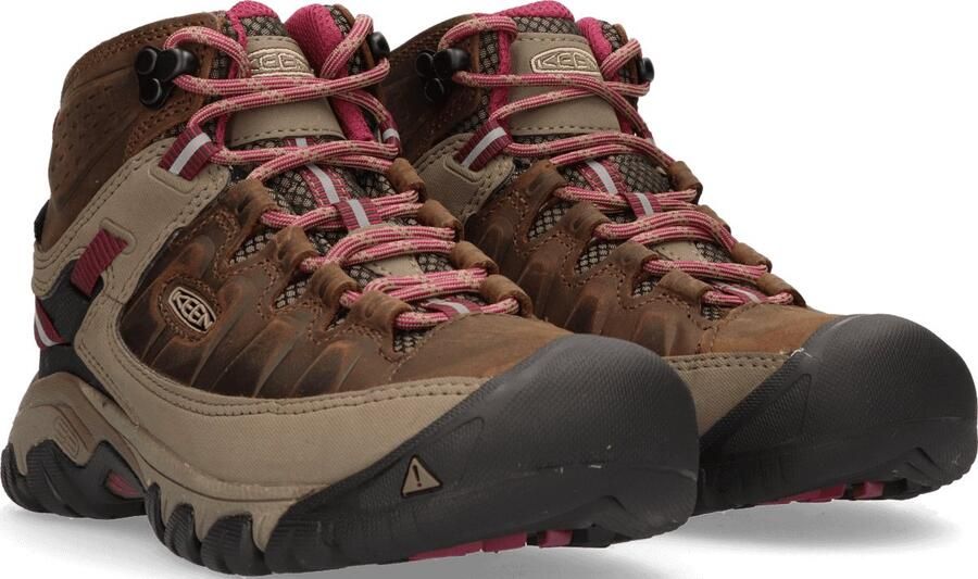 Keen Targhee III Mid Dames Wandelschoenen Weiss Boysenberry Bruin Leer - Foto 11