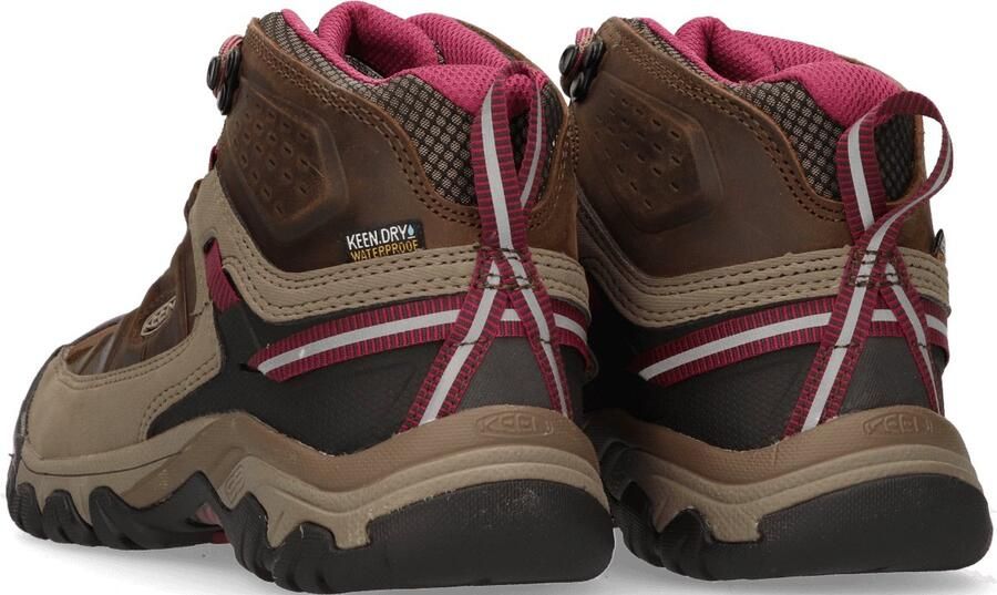 Keen Targhee III Mid Dames Wandelschoenen Weiss Boysenberry Bruin Leer - Foto 10