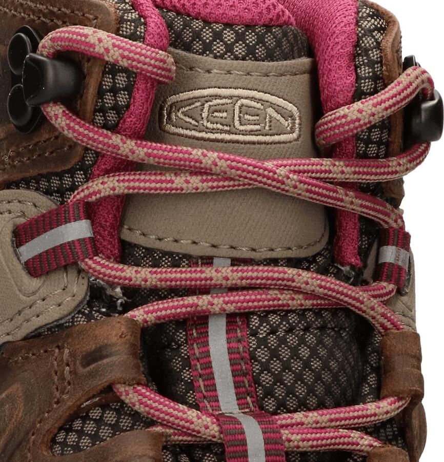 Keen Targhee III Mid Dames Wandelschoenen Weiss Boysenberry Bruin Leer - Foto 3