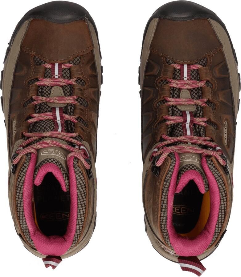 Keen Targhee III Mid Dames Wandelschoenen Weiss Boysenberry Bruin Leer - Foto 5