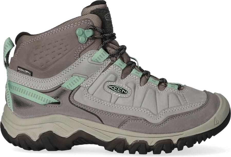 Keen Targhee IV Mid Dames Wandelschoenen Alloy Granite Green Grijs Nubuck K1028989