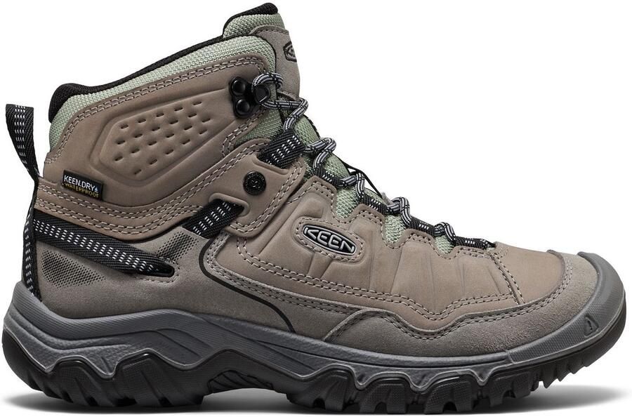 Keen Targhee IV Mid Dames Wandelschoenen Nubuck Grijs Waterdicht
