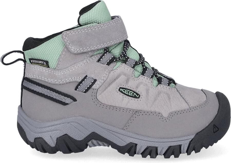 Keen Targhee IV Mid Younger Kids Wandelschoenen Alloy Granite Green