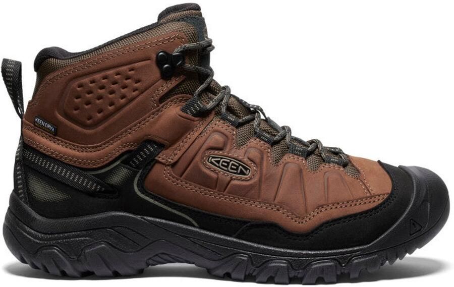 Keen Targhee IV Mid Wide Heren Wandelschoenen Nubuck Cognac Waterdicht