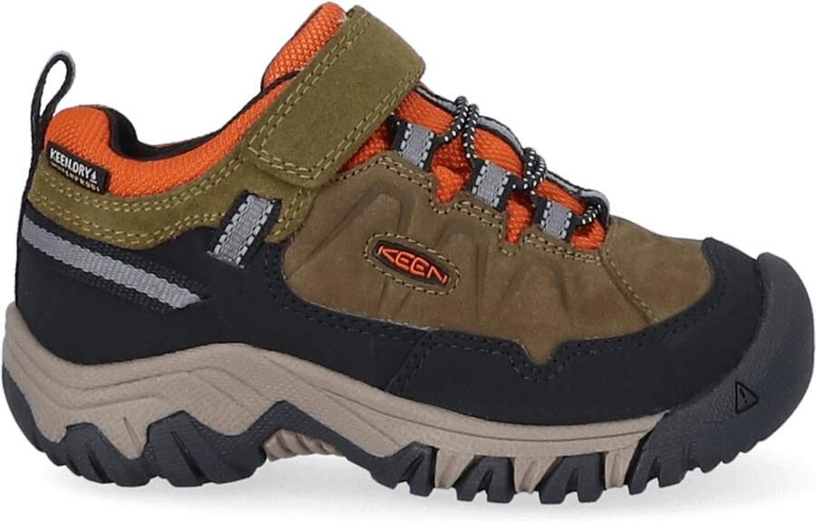 Keen Targhee IV Younger Kids Wandelschoenen Dark Olive Gold Flame