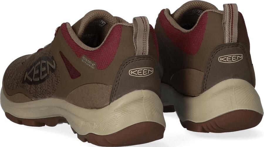 Keen Terradora Flex Dames Wandelschoenen Canteen Windsor Wine Bruin Mesh K1026884 - Foto 3