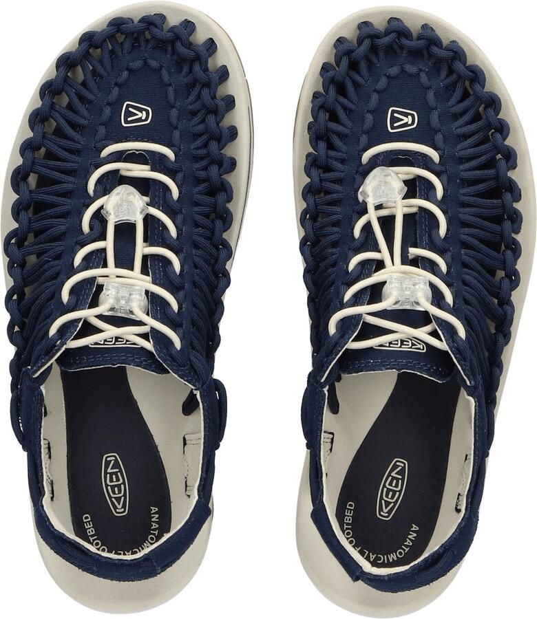 Keen Uneek Dames Sandalen Navy Birch Blauw Canvas K1026232 - Foto 2