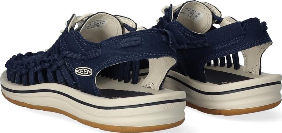 Keen Uneek Dames Sandalen Navy Birch Blauw Canvas K1026232 - Foto 5