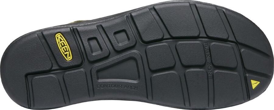 Keen Uneek Heren Sandalen Dark Olive Black Groen Polyester K1023381 - Foto 4