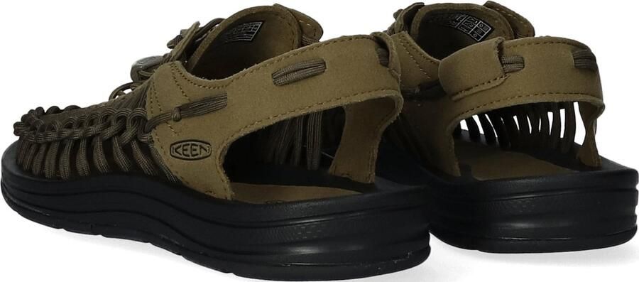 Keen Uneek Heren Sandalen Dark Olive Black Groen Polyester K1023381 - Foto 9
