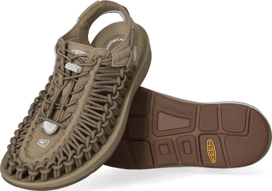 Keen Uneek Heren Sandalen Timberwolf Plaza Taupe | Taupe | Microvezel - Foto 10