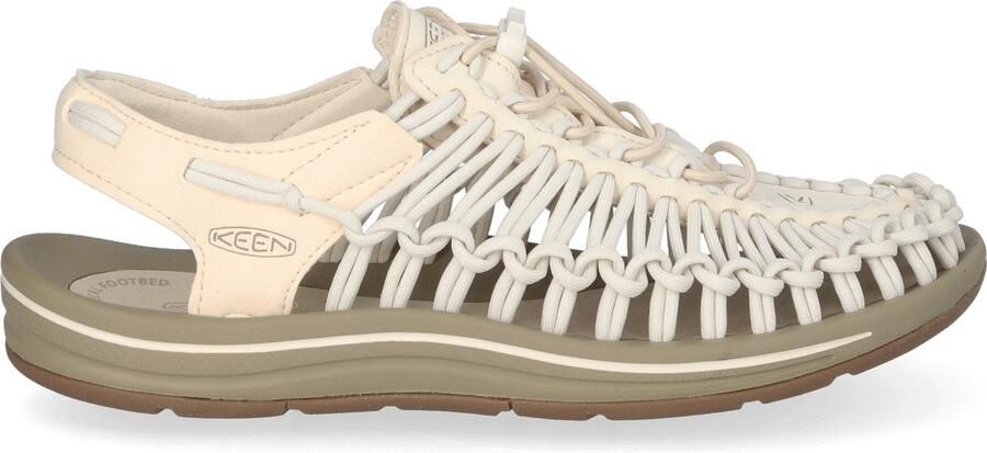 Keen Uneek Heren Sandalen White Cap Cornstalk