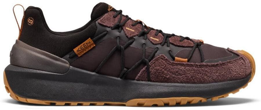 Keen Uneek Trekker Heren Sneakers Leer Bordeaux