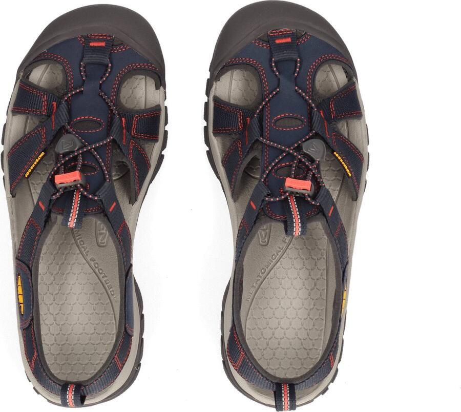 Keen Venice H2 Dames Wandelsandalen Black Olive Surf Spray Blauw Polyester K1010978 - Foto 5