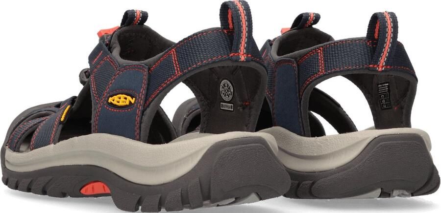 Keen Venice H2 Dames Wandelsandalen Black Olive Surf Spray Blauw Polyester K1010978 - Foto 9