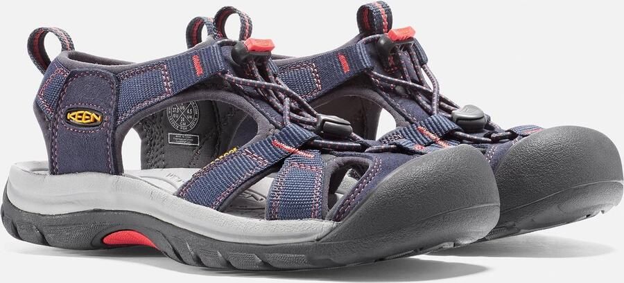 Keen Venice H2 Dames Wandelsandalen Black Olive Surf Spray Blauw Polyester K1010978 - Foto 10