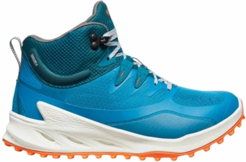 Keen Wandelschoen Women Zionic Mid Wp Fjord Blue Tangerine