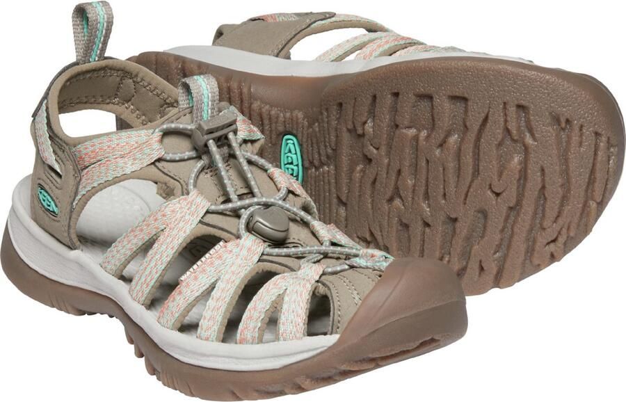 Keen Whisper Dames Wandelsandalen Taupe Coral Taupe Polyester K1022810 - Foto 4