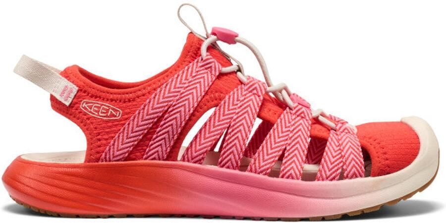 Keen Whisper Lite Dames Wandelschoenen Mesh Rood