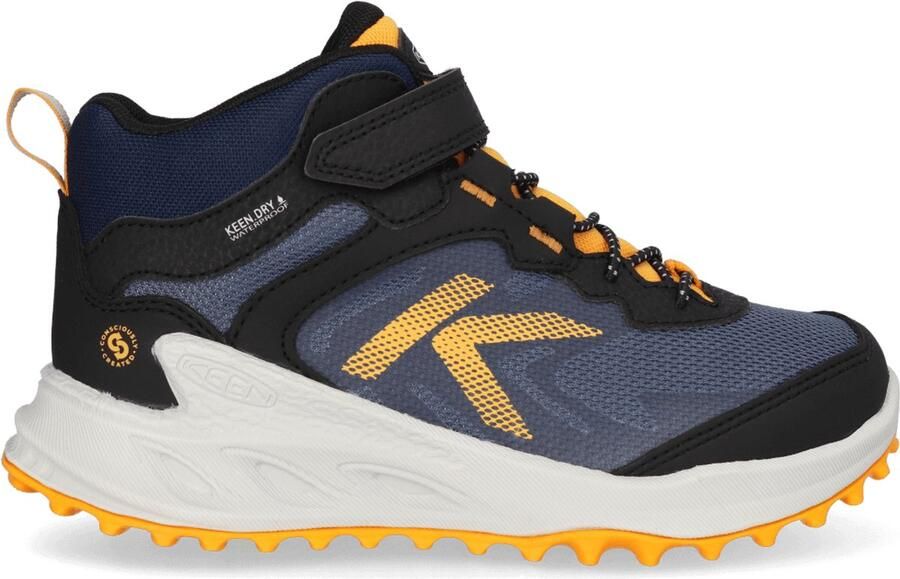 Keen Zionic Mid Younger Kids Wandelschoenen Naval Academy Bright Marigold