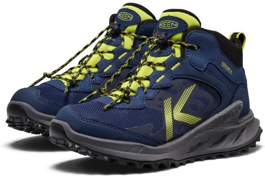 Keen Zionic Mid Jongens Wandelschoenen Waterdicht Blauw - Foto 2