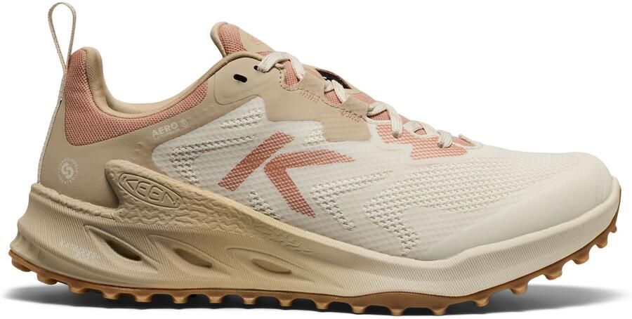 Keen Zionic NXT Dames Wandelschoenen Mesh Beige Waterdicht