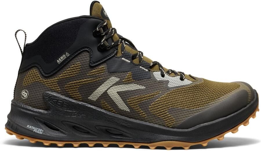 Keen Zionic NXT Mid Heren Wandelschoenen Dark Olive Black