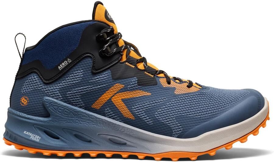 Keen Zionic NXT Mid Heren Wandelschoenen Naval Academy Bright Marigold