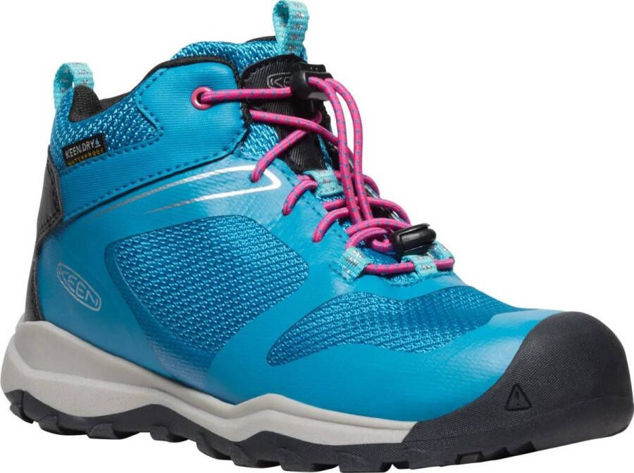 Keen Kinderschoenen jr wanduro mid wp fjord blue fuchsia paars blauw