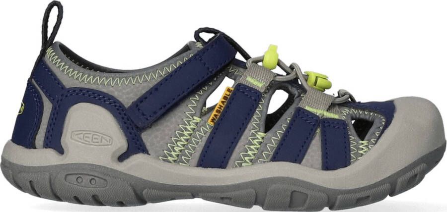 Keen Knotch Creek Older Kids' Sandalen Steel Grey Blue Depths Grijs Nylon