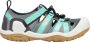 Keen Knotch Creek Older Kids' Sandalen Steel Grey Waterfall Grijs Nylon K1026155 - Thumbnail 1