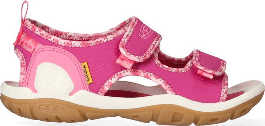 Keen Knotch Creek Younger Kids' Open-Toe Sandalen Pink Multi Roze Nylon K1025649 - Foto 1