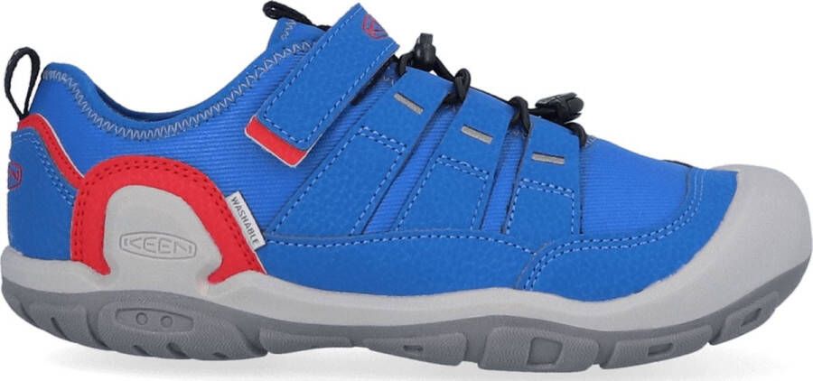 Keen Knotch Hollow Older Kids' Sneakers Classic Blue Red