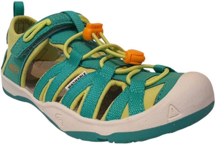 Keen Moxie Older Kids Sandalen Bright Aqua Bright Marigold