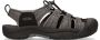 Keen Newport H2 Heren Wandelsandalen Black Steel Grey Grijs Polyester K1022252 - Thumbnail 1