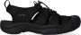 Keen Newport H2 Heren Wandelsandalen Triple Black Zwart Polyester K1022258 - Thumbnail 1