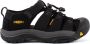 Keen Newport H2 Older Kids Sandalen Black Yellow Zwart Polyester K1022838 - Thumbnail 1