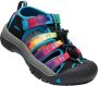 Keen Newport H2 Tots Sandalen Rainbow Tie Dye Kinderen - Thumbnail 1