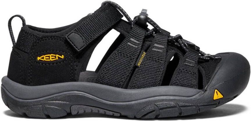 Keen Newport H2 Younger Kids Sandalen Black Yellow Zwart Polyester K1022824
