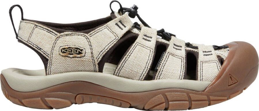 Keen Newport Heren Wandelsandalen Natural Beige Canvas