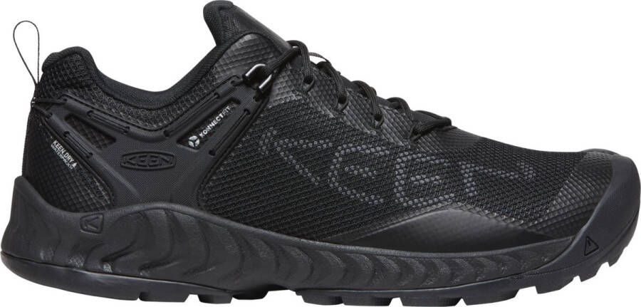 Keen NXIS EVO Heren Wandelschoenen Triple Black Zwart Mesh