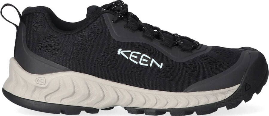 Keen NXIS Speed Dames Trailschoenen Black Blue Glass K1026119