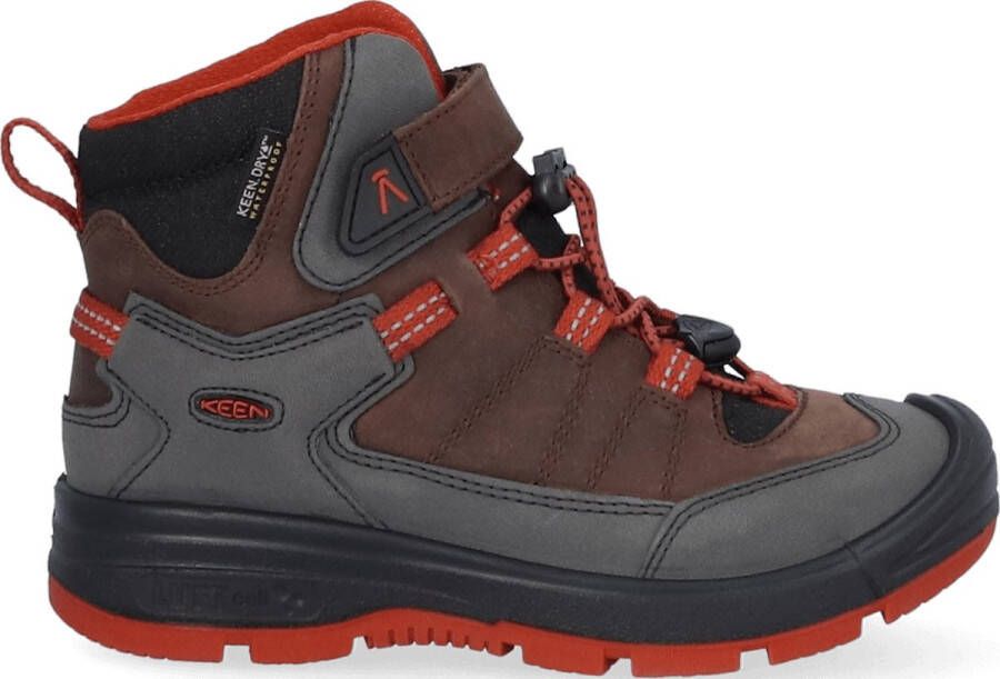 Keen Redwood Mid Younger Kids Boots Coffee Bean Picante