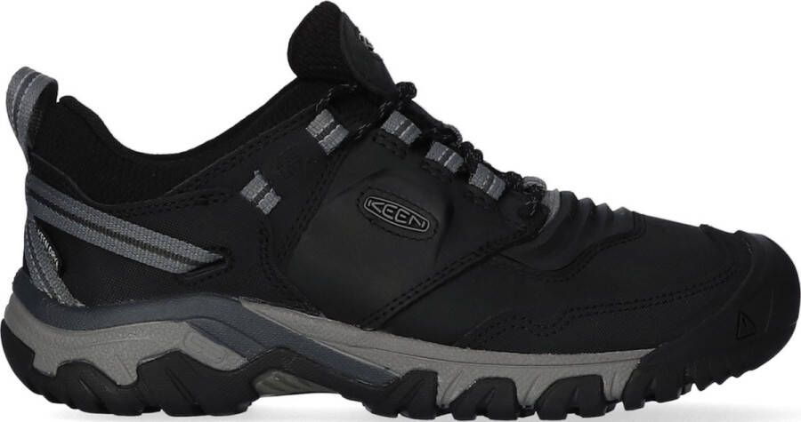 Keen Ridge Flex Heren Wandelschoenen Black Magnet Zwart Leer K1024916