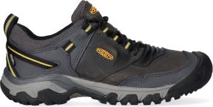 Keen Ridge Flex Heren Wandelschoenen Steel Grey Yellow Grijs Leer K1026615